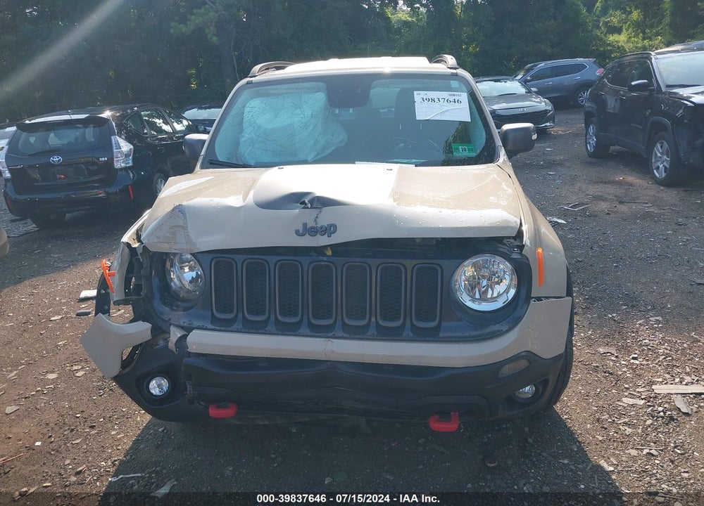 2016 JEEP RENEGADE TRAILHAWK VIN: ZACCJBCT1GPE07891
