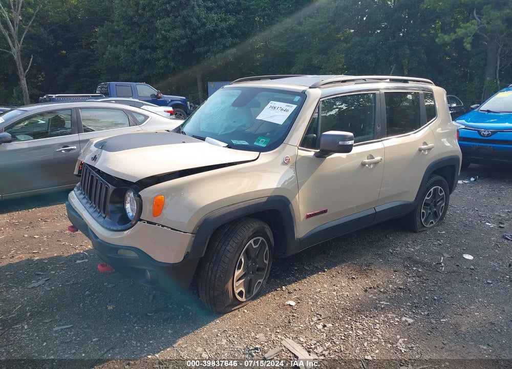 2016 JEEP RENEGADE TRAILHAWK VIN: ZACCJBCT1GPE07891