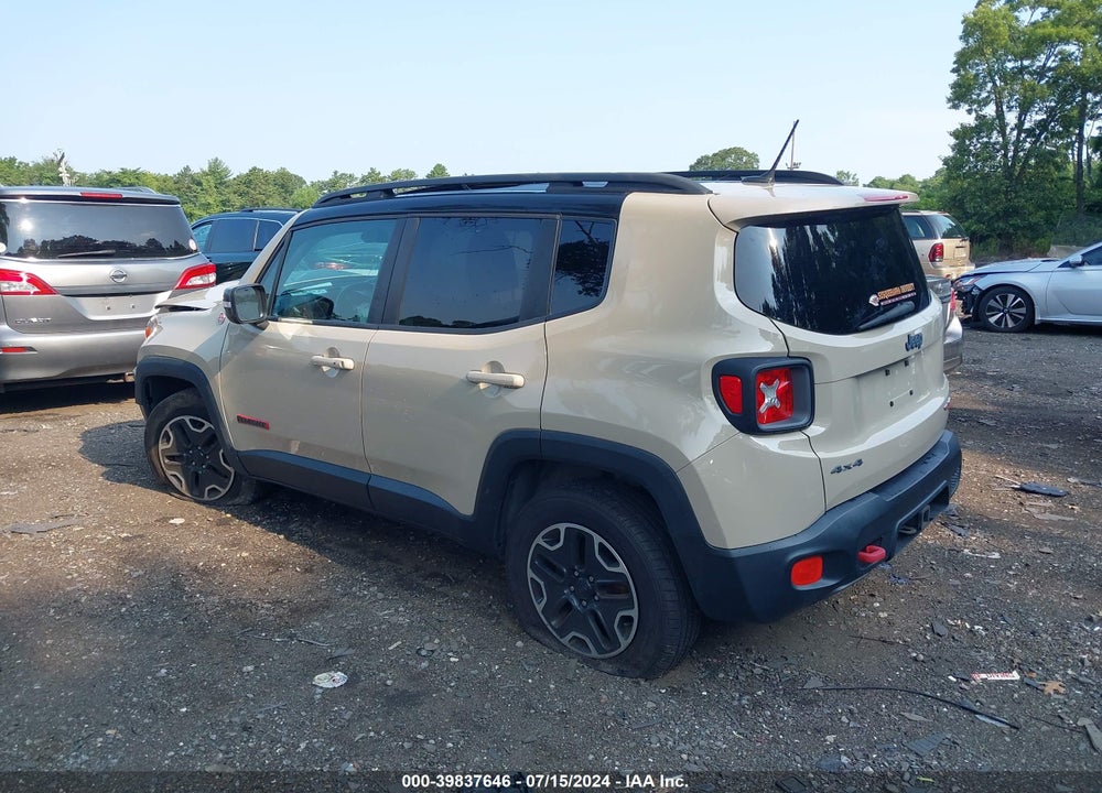 2016 JEEP RENEGADE TRAILHAWK VIN: ZACCJBCT1GPE07891