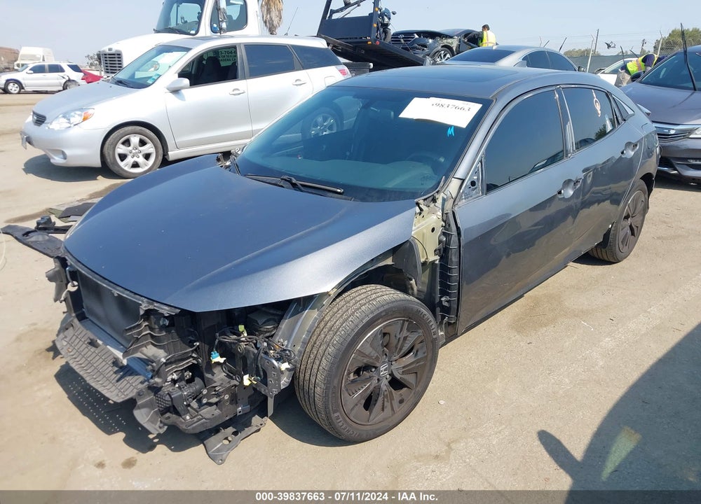 2018 HONDA CIVIC EX VIN: SHHFK7H54JU424070