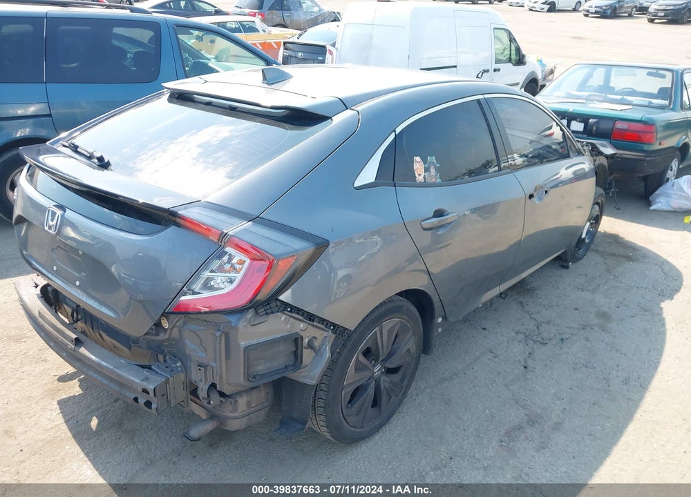 2018 HONDA CIVIC EX VIN: SHHFK7H54JU424070