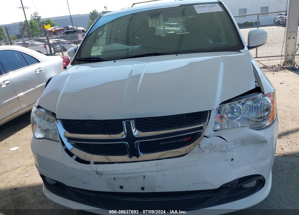 2019 DODGE GRAND CARAVAN SXT VIN: 2C4RDGCG7KR734981