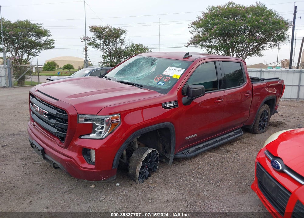 2020 GMC SIERRA 1500 4WD SHORT BOX ELEVATION VIN: 3GTU9CET6LG277747