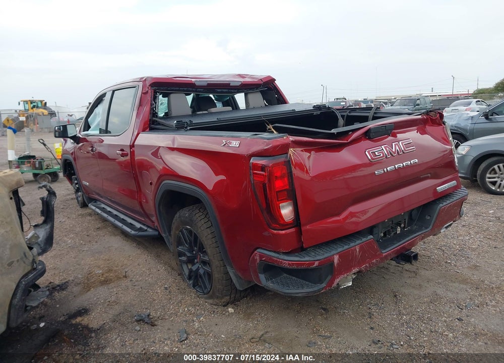2020 GMC SIERRA 1500 4WD SHORT BOX ELEVATION VIN: 3GTU9CET6LG277747