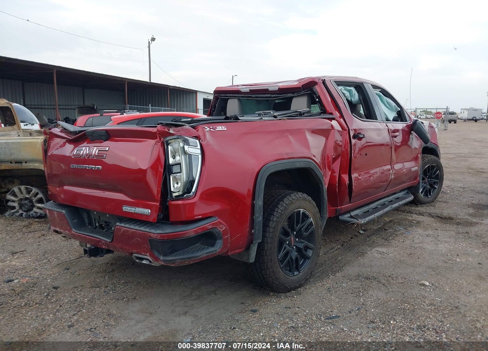 2020 GMC SIERRA 1500 4WD SHORT BOX ELEVATION VIN: 3GTU9CET6LG277747