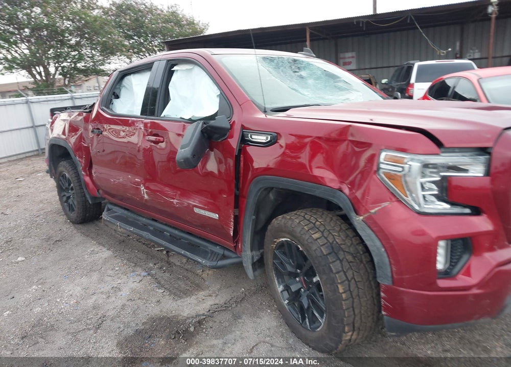 2020 GMC SIERRA 1500 4WD SHORT BOX ELEVATION VIN: 3GTU9CET6LG277747