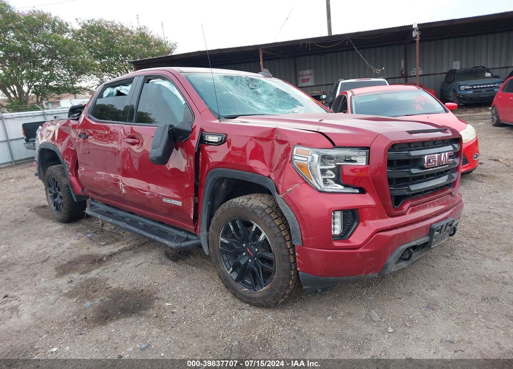 2020 GMC SIERRA 1500 4WD SHORT BOX ELEVATION VIN: 3GTU9CET6LG277747