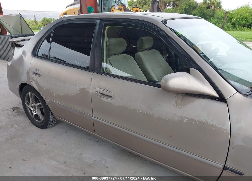 2001 TOYOTA COROLLA LE VIN: 2T1BR12E11C408642