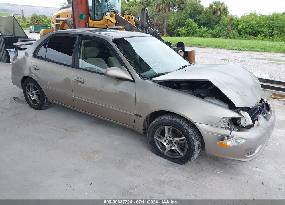 2001 TOYOTA COROLLA LE VIN: 2T1BR12E11C408642