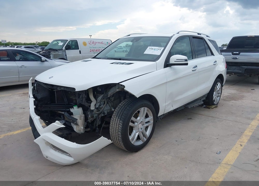 2014 MERCEDES-BENZ ML 350 VIN: 4JGDA5JB1EA322901