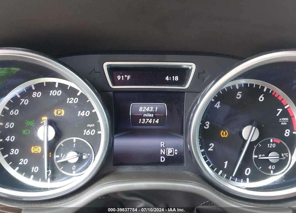 2014 MERCEDES-BENZ ML 350 VIN: 4JGDA5JB1EA322901
