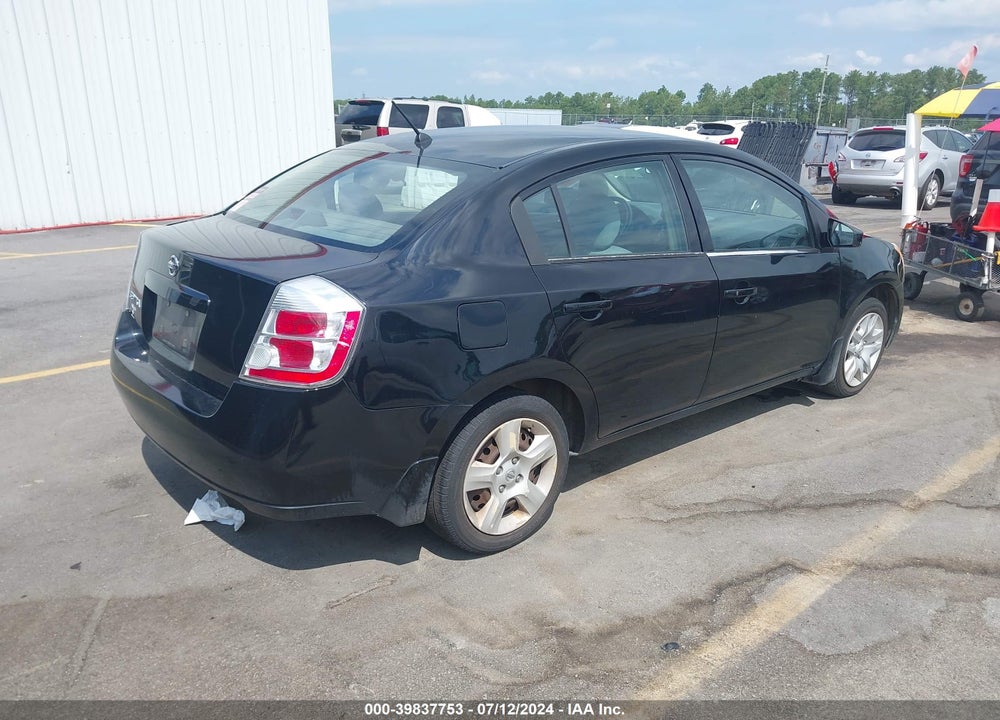 2008 NISSAN SENTRA 2.0 S VIN: 3N1AB61E28L700700