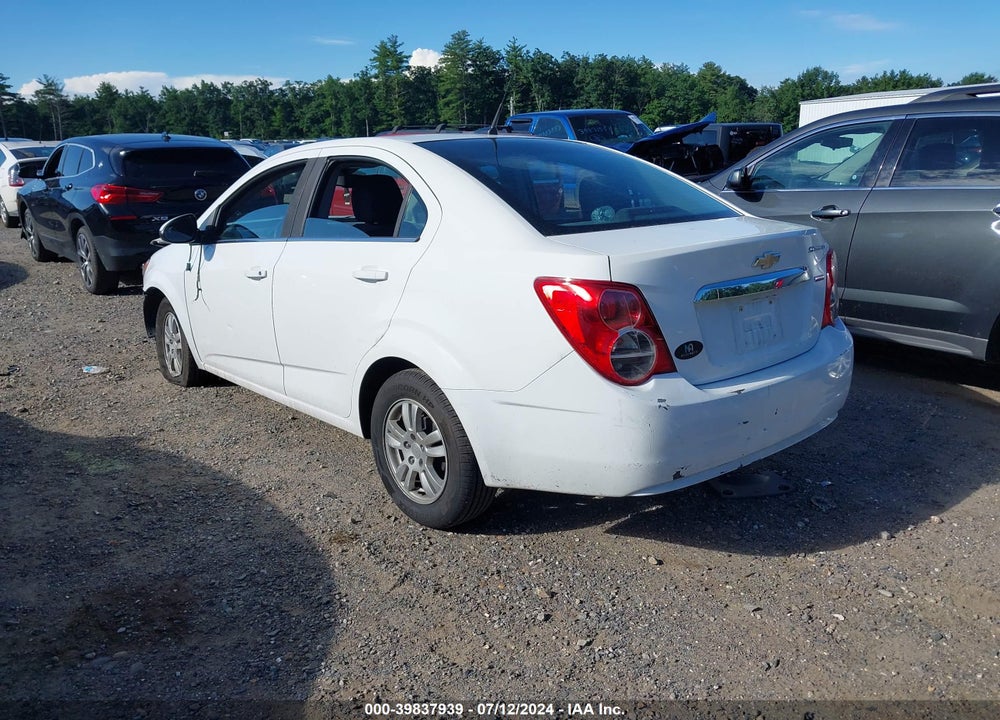 2013 CHEVROLET SONIC LT AUTO VIN: 1G1JC5SB6D4108041