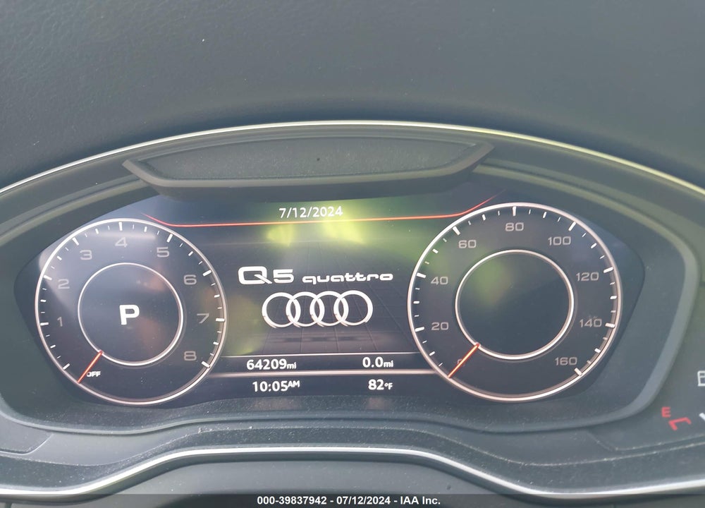 2018 AUDI Q5 2.0T PREMIUM/2.0T TECH PREMIUM VIN: WA1BNAFY6J2227691