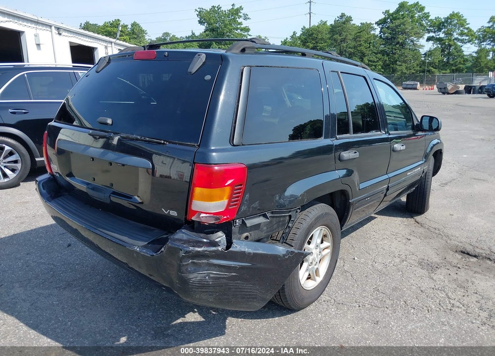 2004 JEEP GRAND CHEROKEE LAREDO VIN: 1J4GW48N74C334285