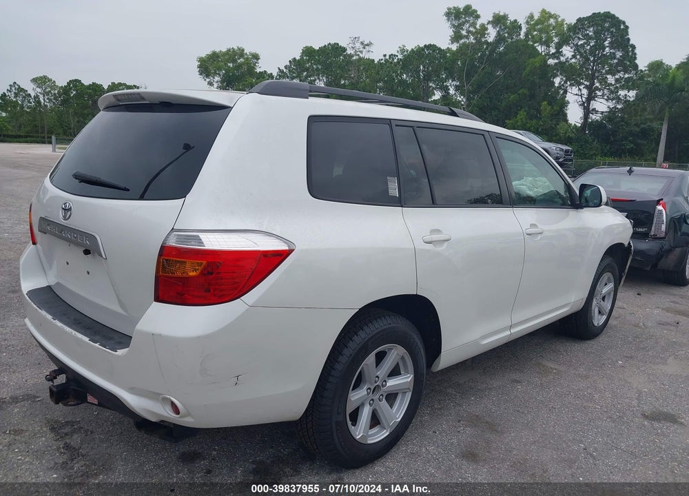 2010 TOYOTA HIGHLANDER BASE V6 VIN: 5TDZK3EH0AS017073