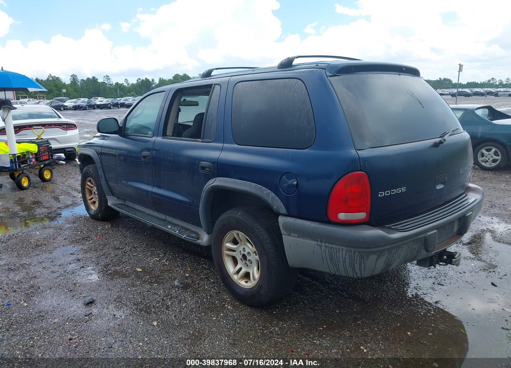 2003 DODGE DURANGO SPORT/SXT VIN: 1D4HS38N73F569043