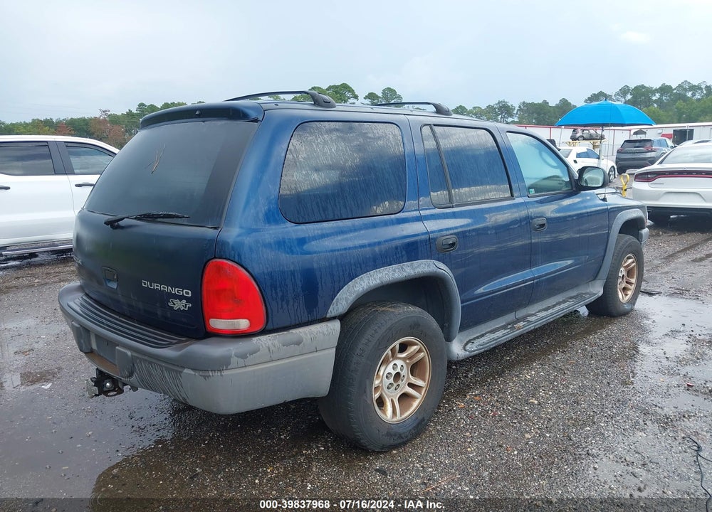 2003 DODGE DURANGO SPORT/SXT VIN: 1D4HS38N73F569043