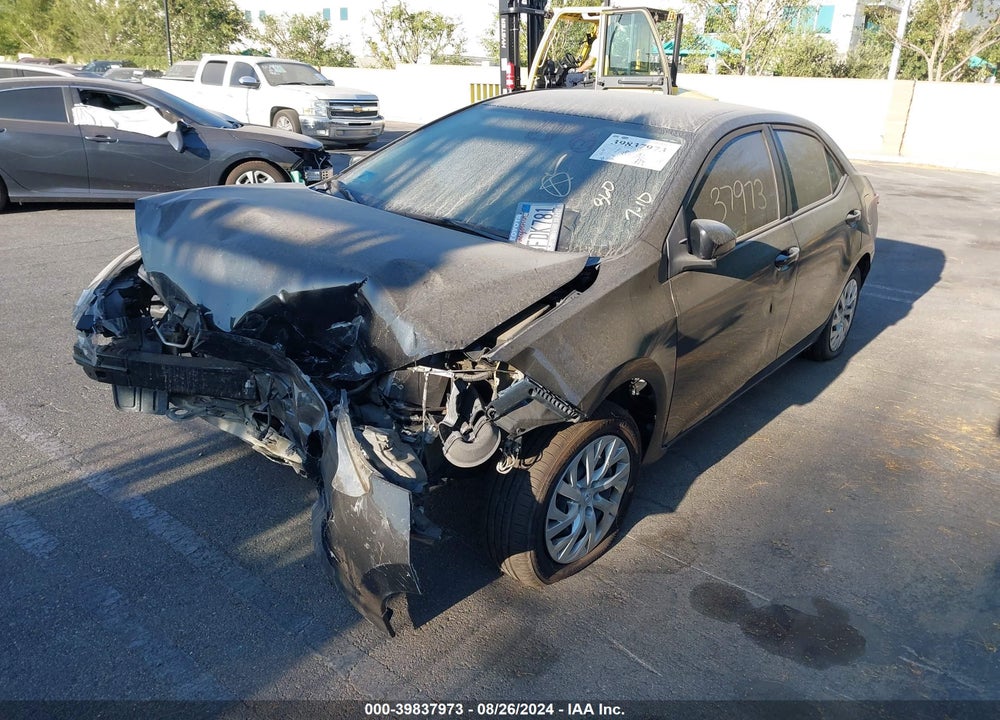 2019 TOYOTA COROLLA LE VIN: 5YFBURHE2KP885201