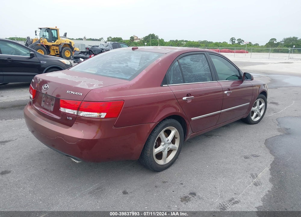 2008 HYUNDAI SONATA LIMITED V6/SE V6 VIN: 5NPEU46F48H389866