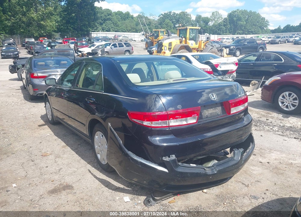 2003 HONDA ACCORD 2.4 LX VIN: 1HGCM563X3A028145