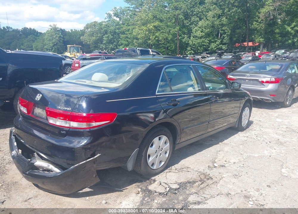 2003 HONDA ACCORD 2.4 LX VIN: 1HGCM563X3A028145
