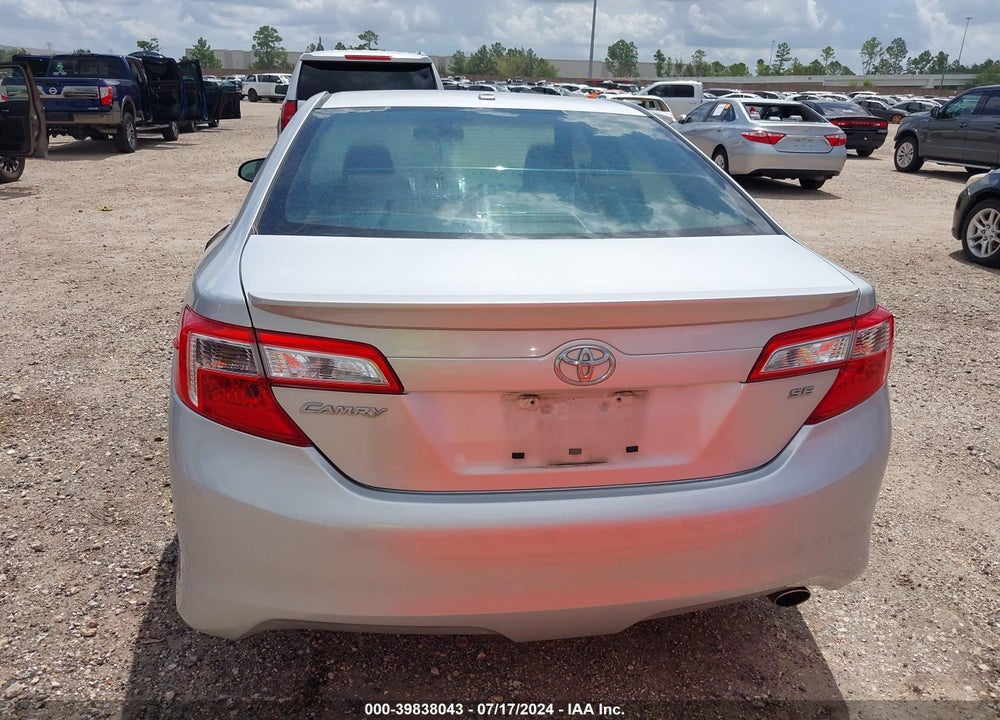 2012 TOYOTA CAMRY SE VIN: 4T1BF1FK2CU064202
