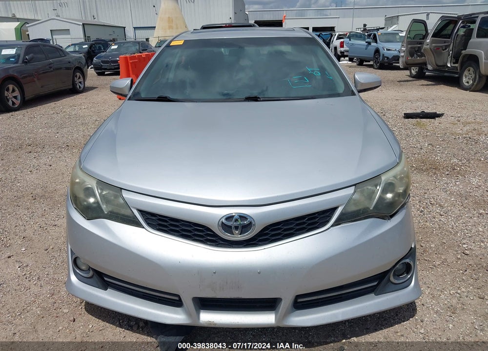 2012 TOYOTA CAMRY SE VIN: 4T1BF1FK2CU064202
