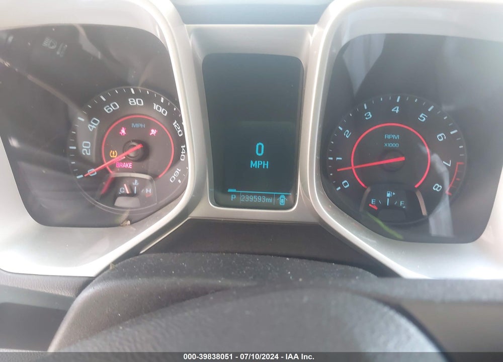 2012 CHEVROLET CAMARO 2LS VIN: 2G1FA1E37C9170410