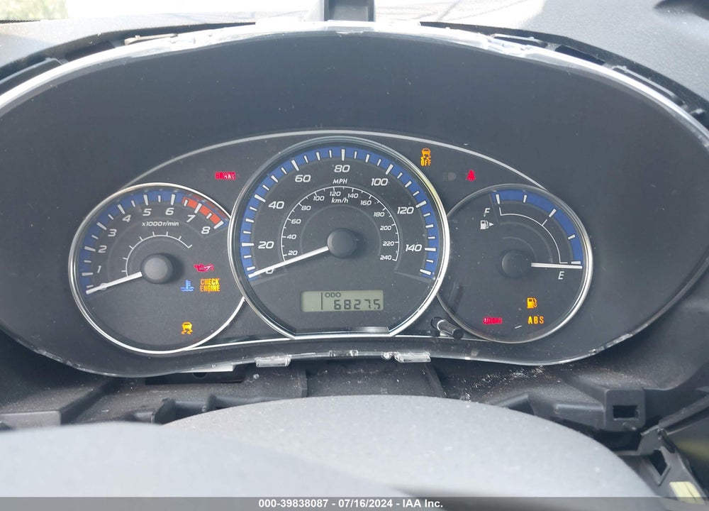 2013 SUBARU FORESTER 2.5X PREMIUM VIN: JF2SHADC9DH444109