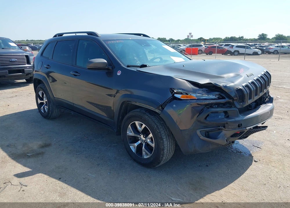 2014 CHEROKEE JEEP  TRAILHAWK VIN: 1C4PJMBSXEW235883