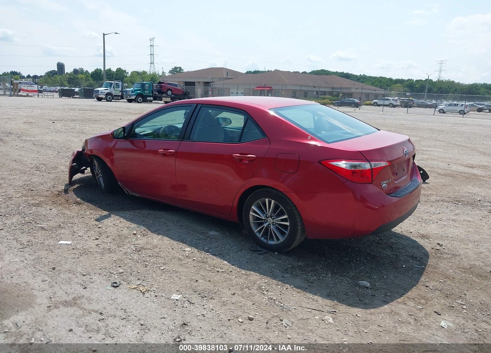 2014 TOYOTA COROLLA LE PLUS VIN: 5YFBURHE6EP046608