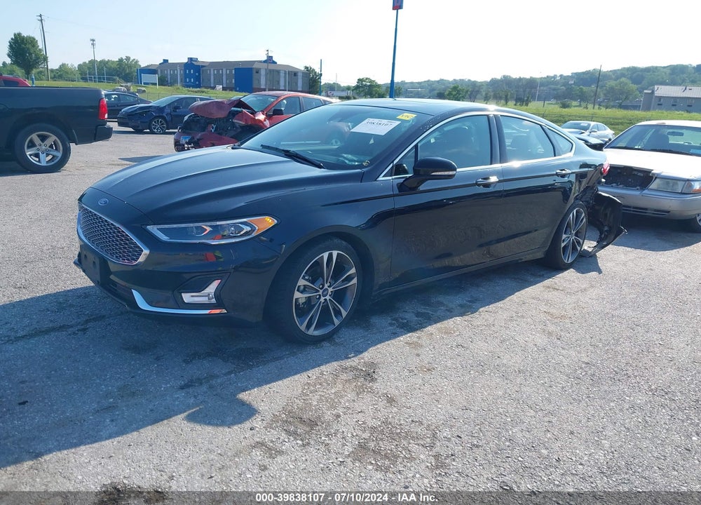 2020 FORD FUSION TITANIUM VIN: 3FA6P0K94LR111887