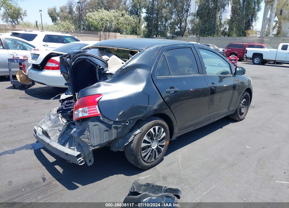 2010 TOYOTA YARIS VIN: JTDBT4K38A1354231