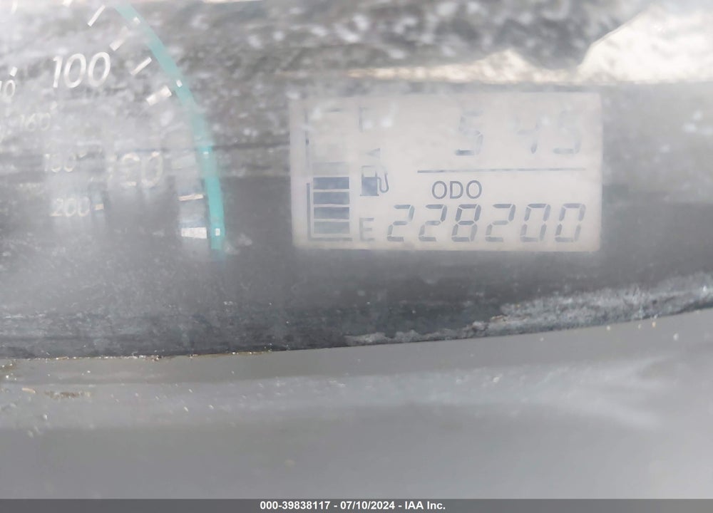 2010 TOYOTA YARIS VIN: JTDBT4K38A1354231