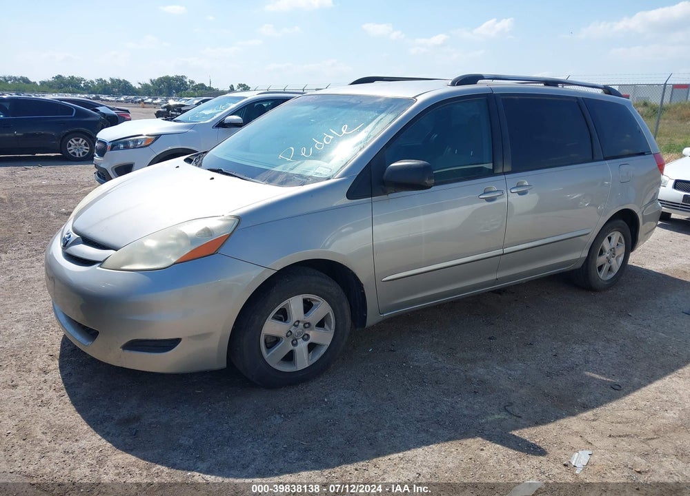 2008 TOYOTA SIENNA LE VIN: 5TDZK23C78S223339