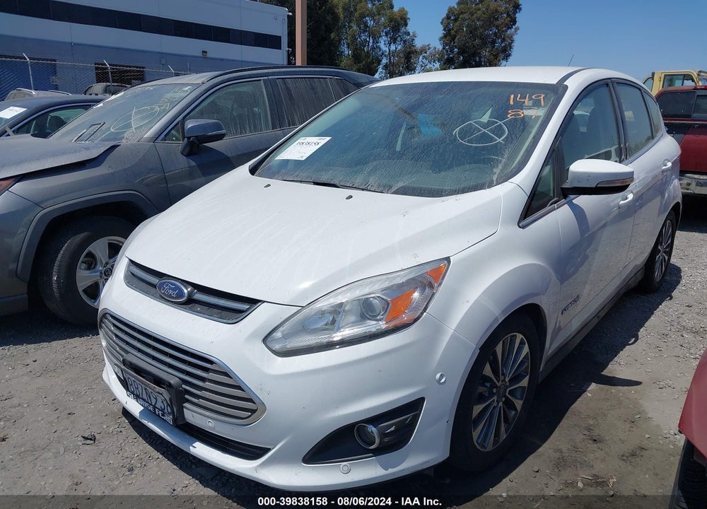 2018 FORD C-MAX HYBRID TITANIUM VIN: 1FADP5DUXJL100491