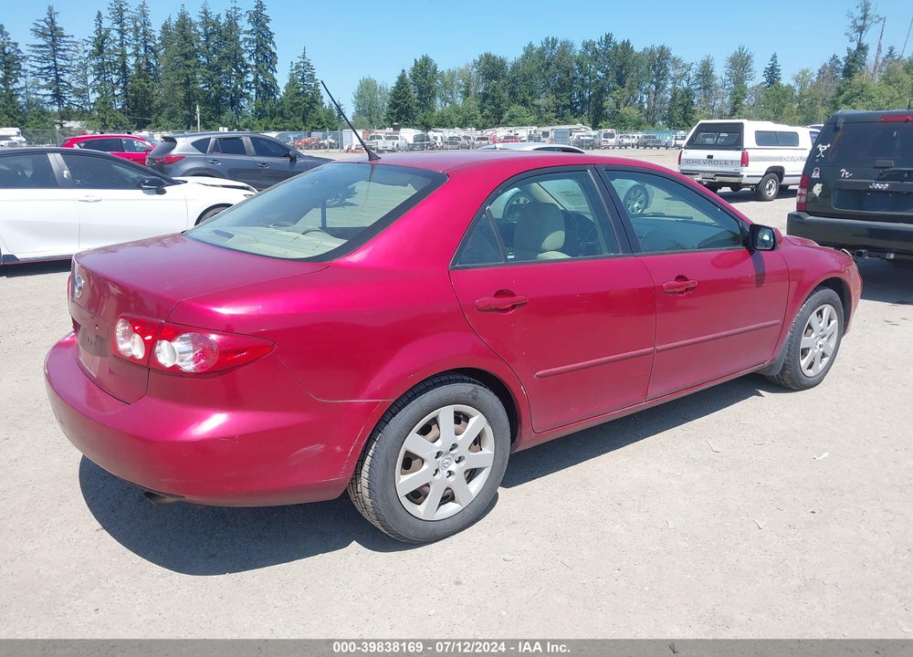 2005 MAZDA 6 I VIN: 1YVFP80C555M76666