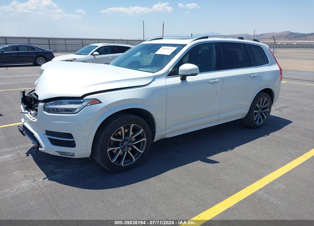 2017 VOLVO XC90 T6 MOMENTUM VIN: YV4A22PK0H1148587