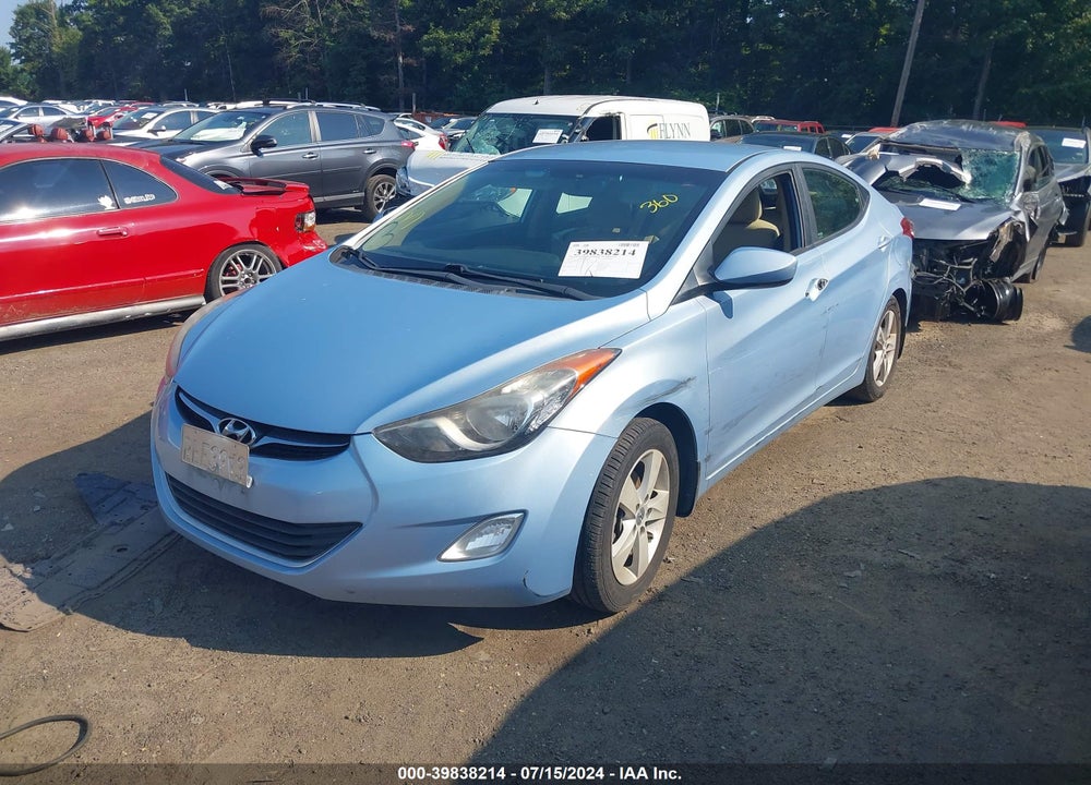 2013 HYUNDAI ELANTRA GLS VIN: KMHDH4AEXDU590178