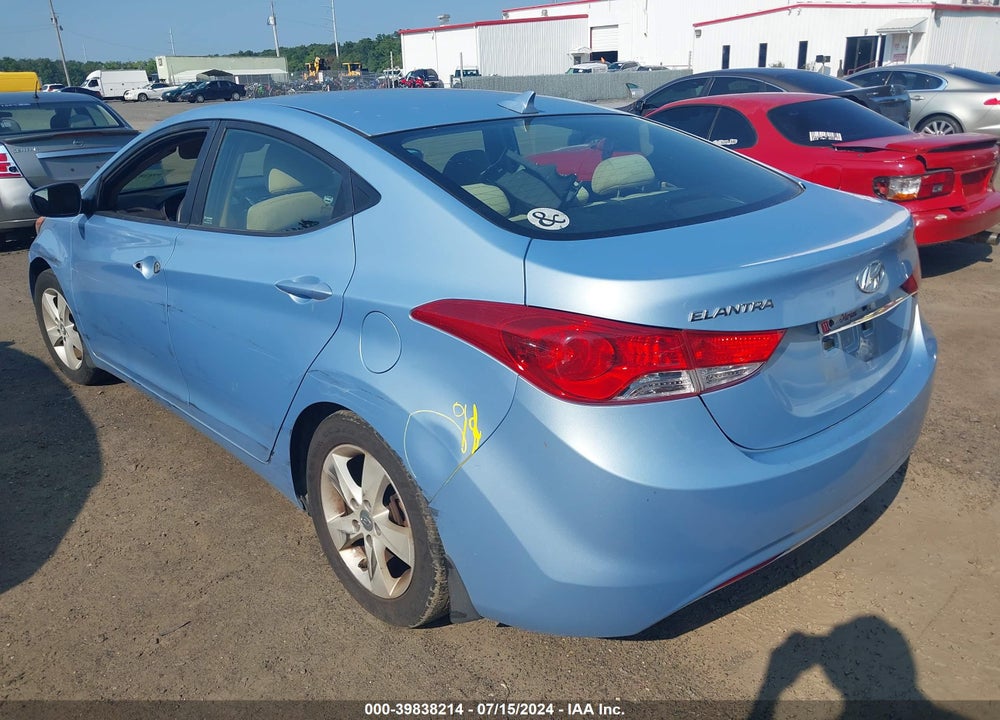 2013 HYUNDAI ELANTRA GLS VIN: KMHDH4AEXDU590178