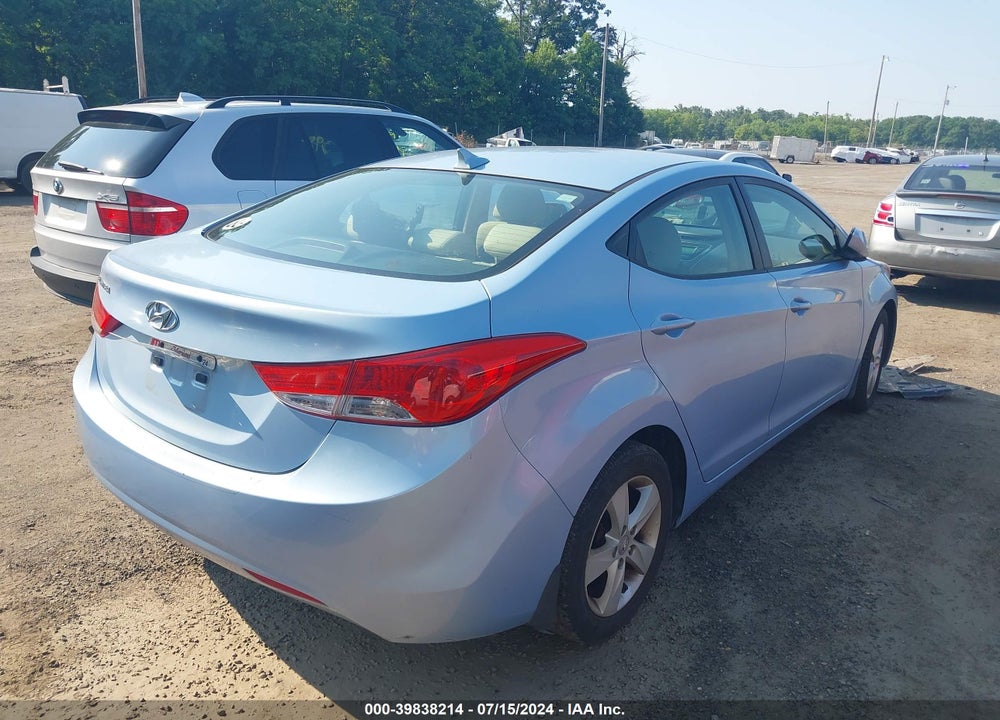 2013 HYUNDAI ELANTRA GLS VIN: KMHDH4AEXDU590178