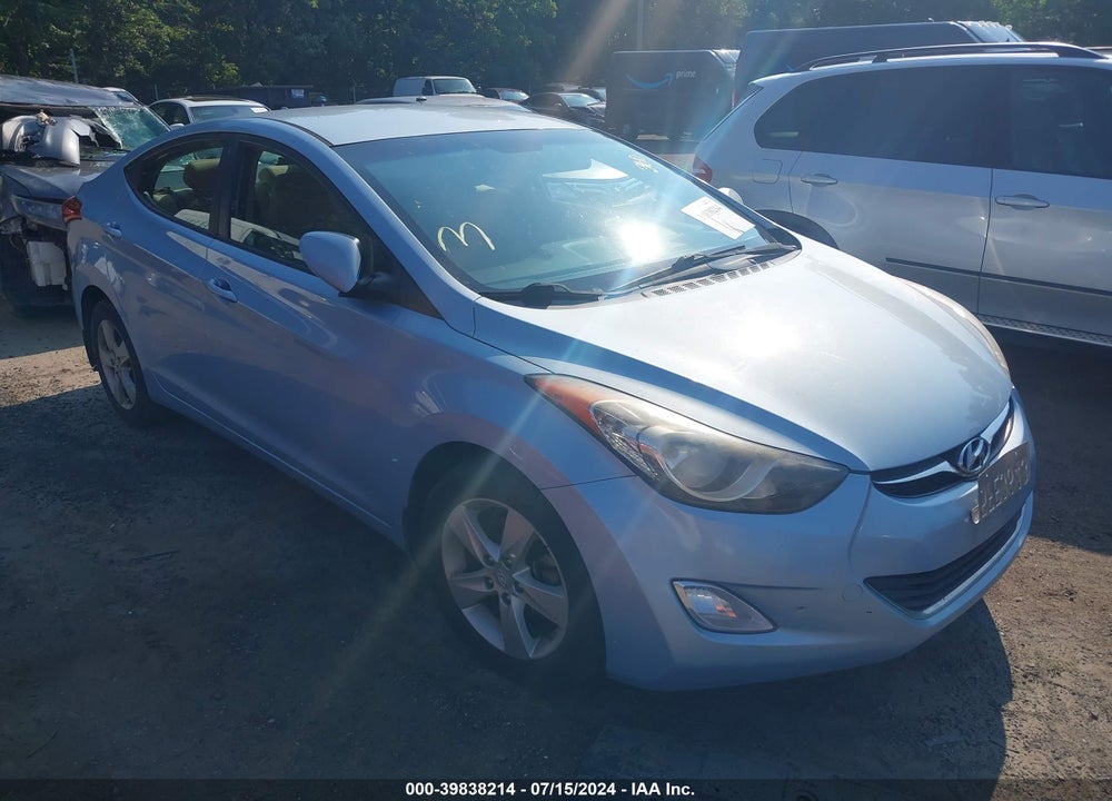 2013 HYUNDAI ELANTRA GLS VIN: KMHDH4AEXDU590178
