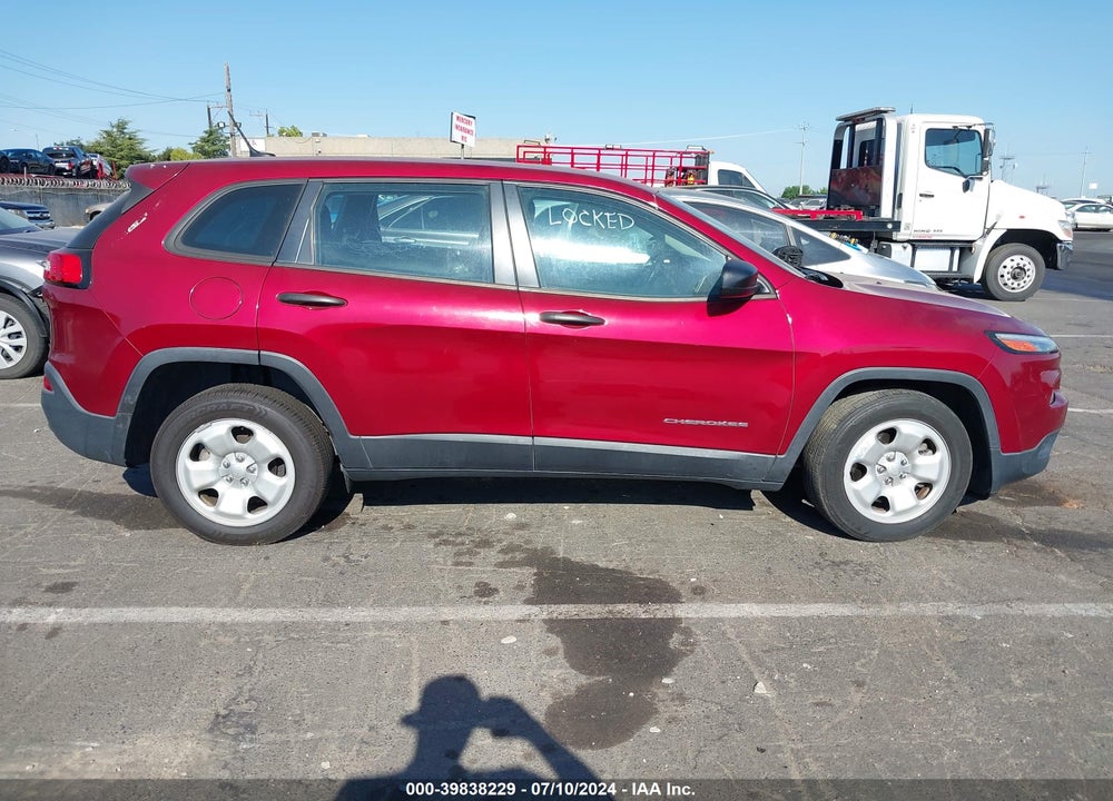 2016 JEEP CHEROKEE SPORT VIN: 1C4PJLAB3GW207728