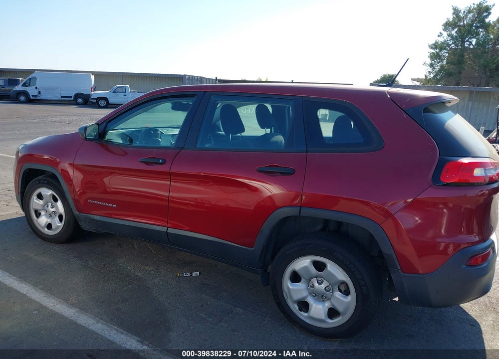 2016 JEEP CHEROKEE SPORT VIN: 1C4PJLAB3GW207728