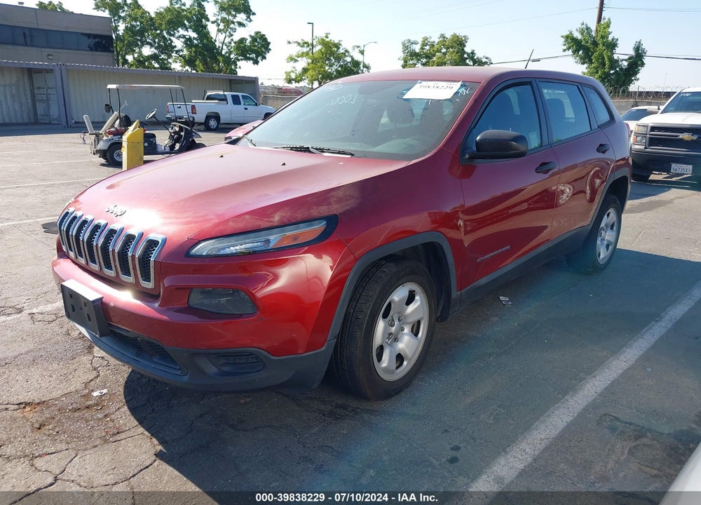 2016 JEEP CHEROKEE SPORT VIN: 1C4PJLAB3GW207728