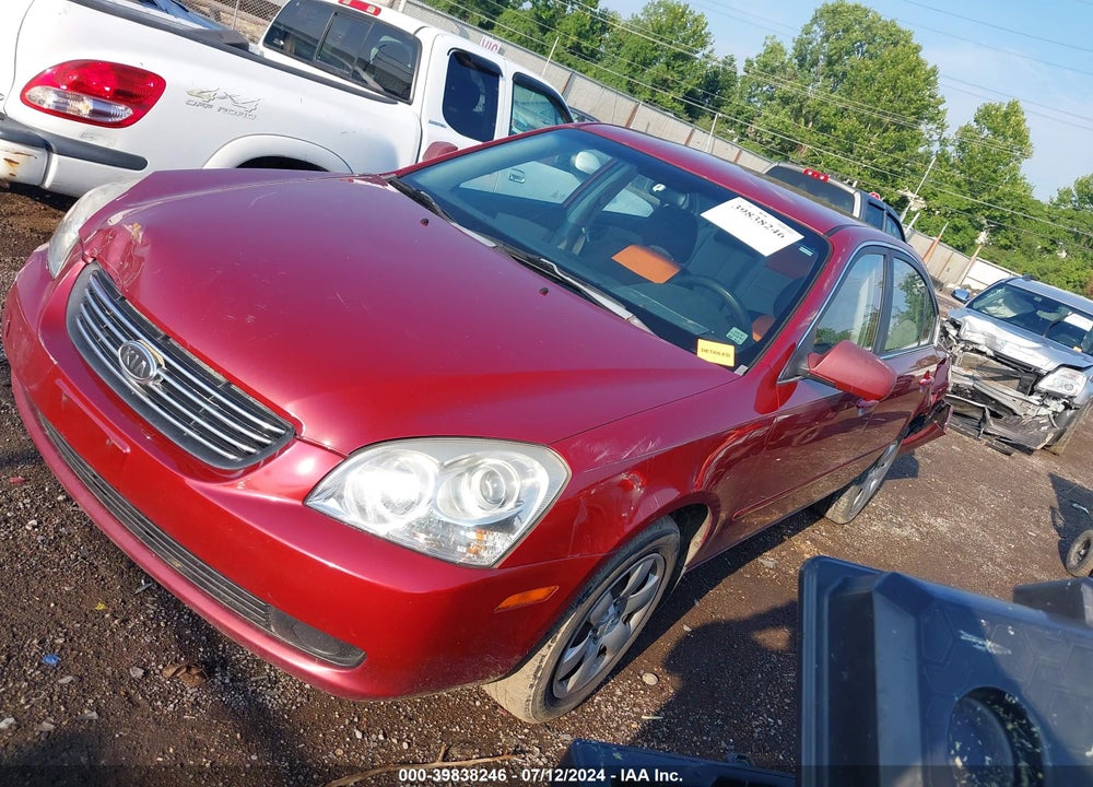 2007 KIA OPTIMA LX VIN: KNAGE123775123978