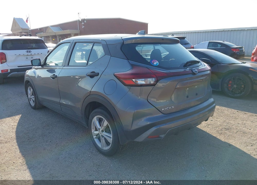 2022 NISSAN KICKS S XTRONIC CVT VIN: 3N1CP5BV3NL521340