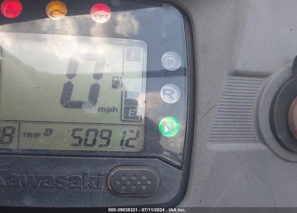 2019 KAWASAKI KRT800 C VIN: JKBRTCG14KB513733