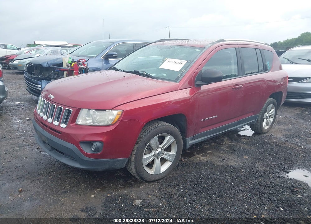 2012 JEEP COMPASS SPORT VIN: 1C4NJCBB9CD677967